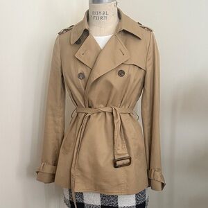 EGOIST Classic Tan Trench Coat 
POLYESTER